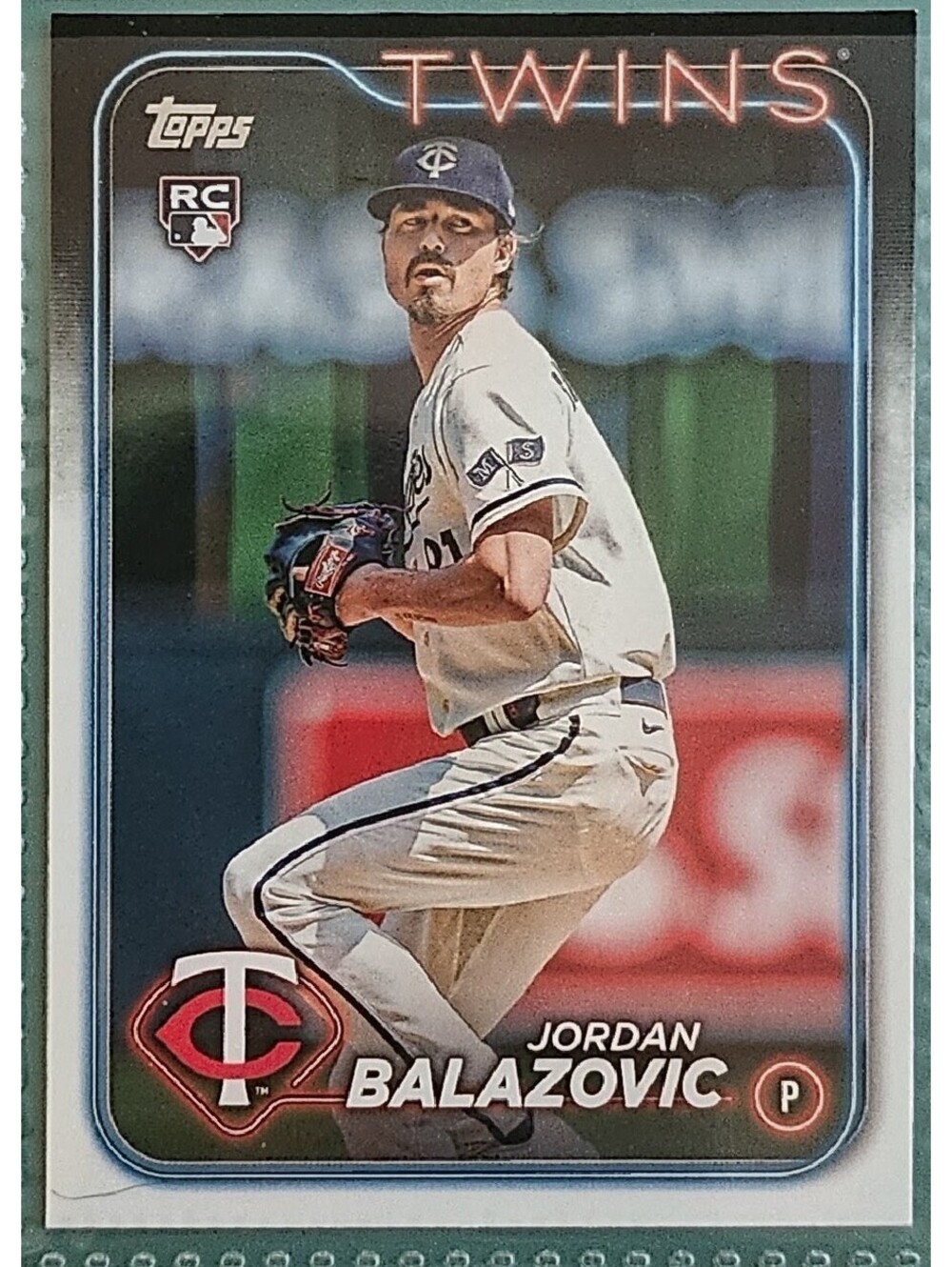 2024 Topps Series 1 Jordan Balazovic RC Rookie #263 Twins BASEBALL Card